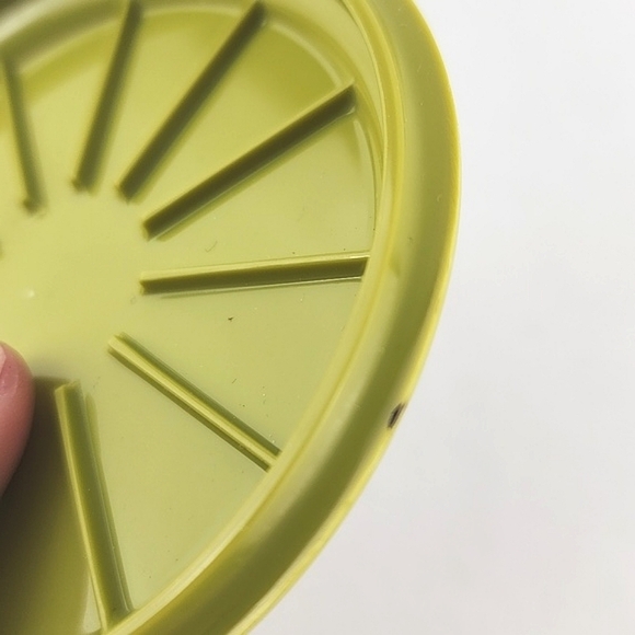 Tupperware Vintage Harvest Colours 4 Stackable Cups #1312  & Coasters #1313 - Picture 8 of 11